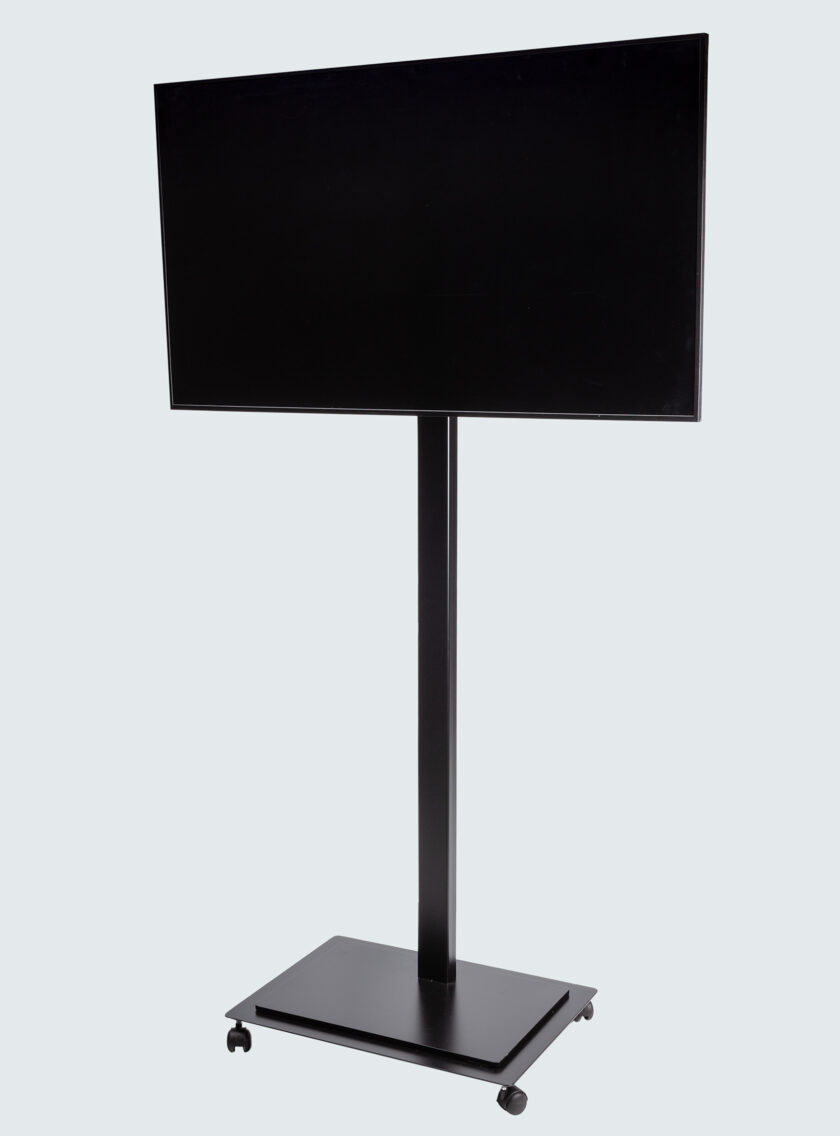 Verrijdbare TV standaard in het zwart