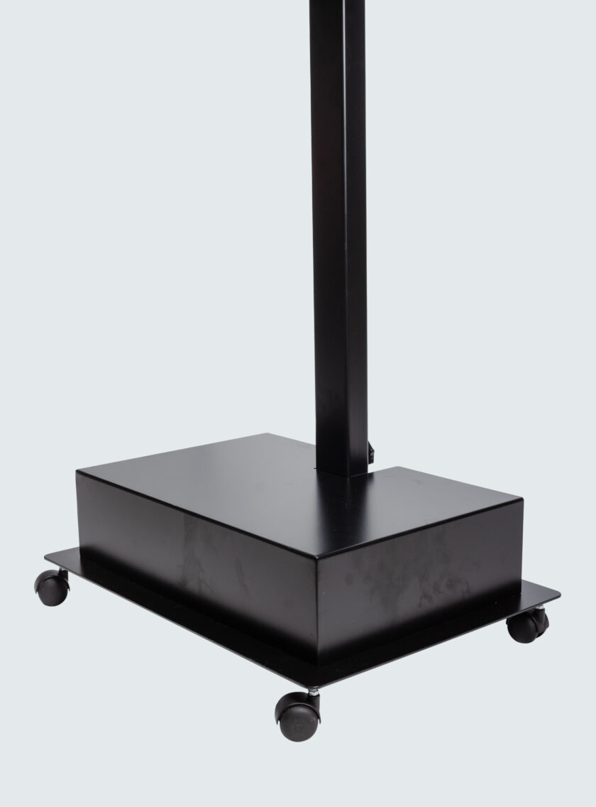 TVStand afdekkap zwart voorzijde
